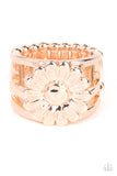 Roadside Daisies - Rose Gold - Paparazzi Accessories