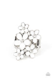 Boastful Blooms - White - Paparazzi Accessories