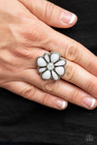 Meadow Mystique  - White - Paparazzi Accessories