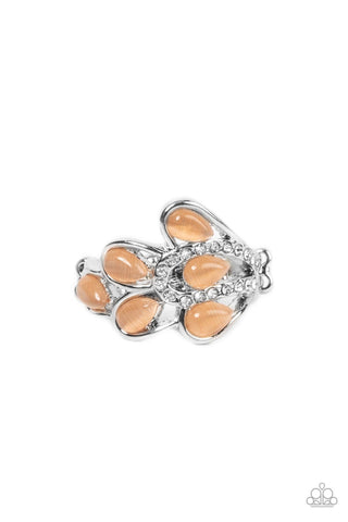 Cats Eye Cadence - Orange - Paparazzi Accessories