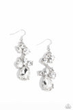 Rhinestone Reveler - White Paparazzi Accessories