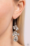 Rhinestone Reveler - White Paparazzi Accessories