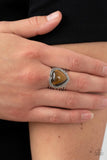 Stone Age Admirer - Brown - Paparazzi Accessories