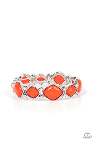 Boldly BEAD-azzled - Orange - Paparazzi Accessories