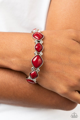Boldly BEAD-azzled - Red - Paparazzi Accessories