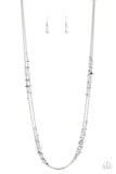 Petitely Prismatic - Silver - Paparazzi Accessories