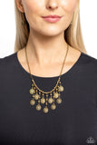 Leave it in the PASTURE - Brass - Paparazzi Accessories