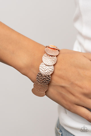 Radioactive Reflections - Rose Gold - Paparazzi Accessories