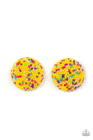 Kaleidoscope Sky - Yellow - Paparazzi Accessories