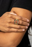 Amplified Aztec - Orange - Paparazzi Accessories