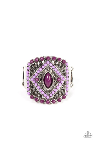 Amplified Aztec - Purple - Paparazzi Accessories