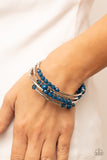 Whimsically Whirly - Blue - Paparazzi Accessories