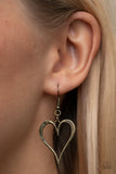 Hopelessly In Love - Brass - Paparazzi Accessories