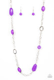 Barcelona Bash - Purple - Paparazzi Accessories
