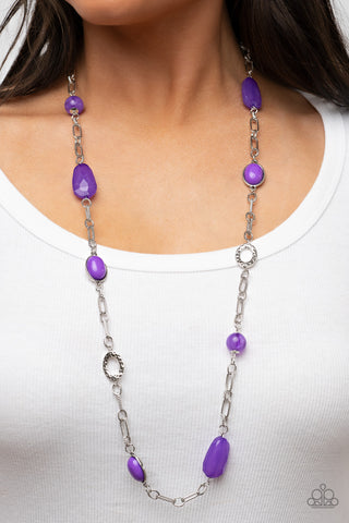 Barcelona Bash - Purple - Paparazzi Accessories