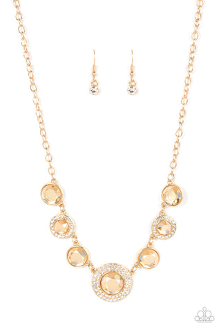 Extravagant Extravaganza - Gold - Paparazzi Accessories
