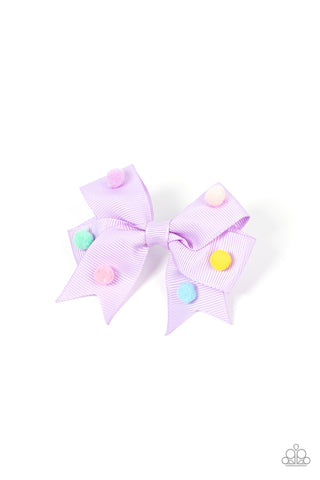 Pom Poms Promenade - Purple - Paparazzi Accessories