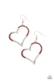 Tenderhearted Twinkle - Red - Paparazzi Accessories