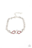 Desirable Dazzle - Red - Paparazzi Accessories