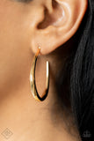 CURVE Your Appetite - Gold - Paparazzi Accessories