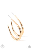 CURVE Your Appetite - Gold - Paparazzi Accessories
