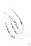 CURVE Your Appetite - Silver - Paparazzi Accessories