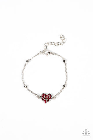 Heartachingly Adorable - Red - Paparazzi Accessories