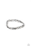Block Bash - Silver - Paparazzi Accessories