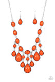 Mediterranean Mystery - Orange - Paparazzi Accessories