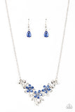 Floral Fashion Show - Blue - Paparazzi Accessories