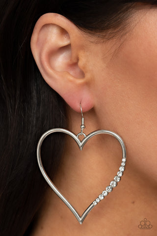 Bewitched Kiss - White - Paparazzi Accessories