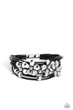 Here Comes the BLOOM - Black - Paparazzi Accessories