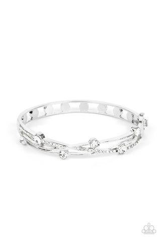 Slammin Sparkle - White - Paparazzi Accessories