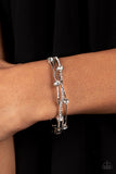 Slammin Sparkle - White - Paparazzi Accessories
