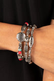 Western Quest - Red - Paparazzi Accessories