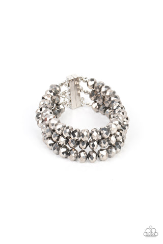 *VERY SMALL* Supernova Sultry - Silver - Paparazzi Accessories
