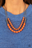 Venetian Voyage - Orange - Paparazzi Accessories
