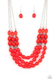 Coastal Cruise - Red - Paparazzi Accessories