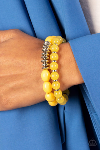 La Vida Vacation - Yellow - Paparazzi Accessories