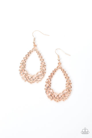 Granada Garland - Rose Gold - Paparazzi Accessories