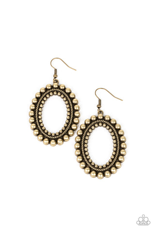 Homestead Hideaway - Brass - Paparazzi Accessories