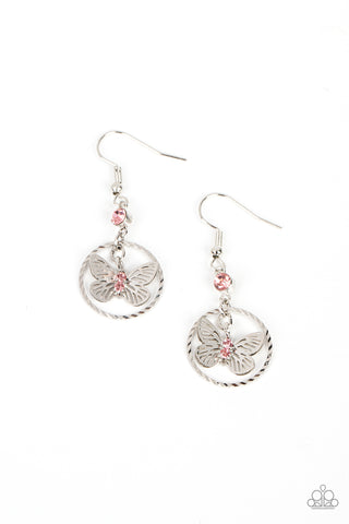 Fabulous Flutter - Pink - Paparazzi Accessories