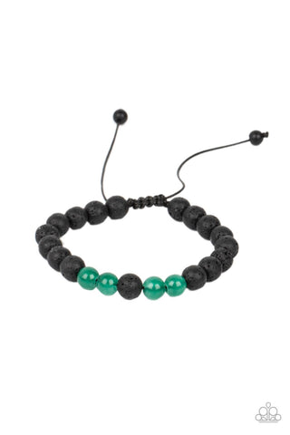Alternative Rock - Green - Paparazzi Accessories