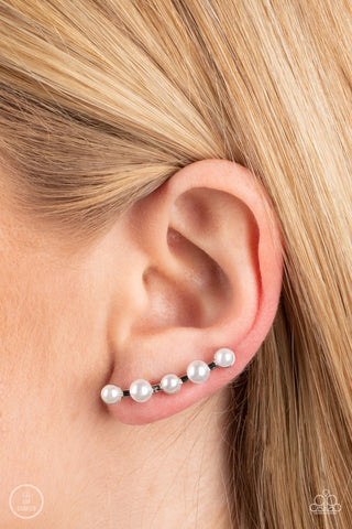 Drop-Top Attitude - White - Paparazzi Accessories