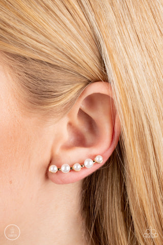 Drop-Top Attitude - Gold - Paparazzi Accessories