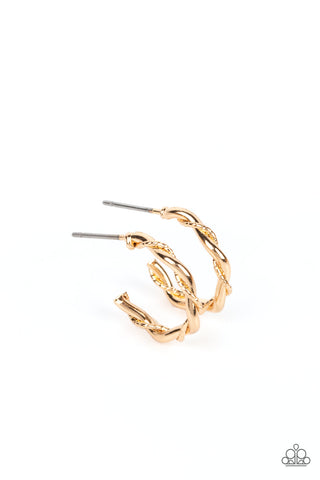 Irresistibly Intertwined - Gold - Paparazzi Accessories