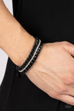 Pretty, Pretty PLEATS - Black - Paparazzi Accessories