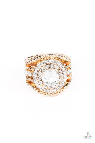 Understated Drama - Gold - Paparazzi Accessories