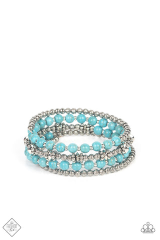Road Trip Remix - Blue - Paparazzi Accessories