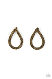 Diva Dust - Brass - Paparazzi Accessories